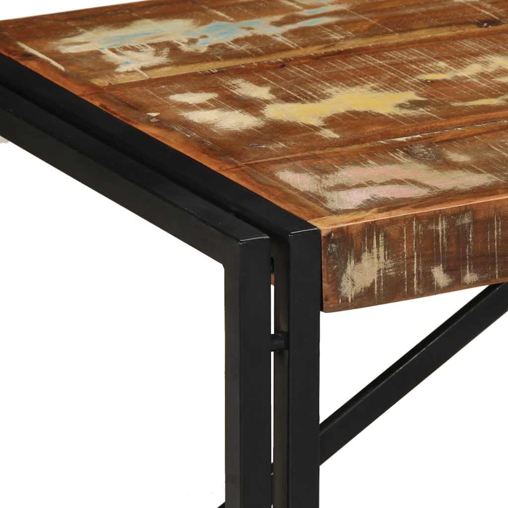 Salongbord Sofabord Tre Gjenvunnet Heltre flerfarget 100x50x35 cm