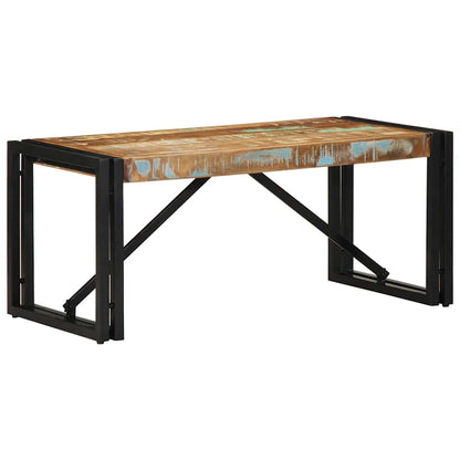 Salongbord Sofabord Tre Gjenvunnet Heltre flerfarget 80x40x35 cm