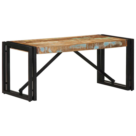 Salongbord Sofabord Tre Gjenvunnet Heltre flerfarget 80x40x35 cm