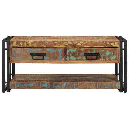 Salongbord Sofabord Tre Gjenvunnet Heltre flerfarget 90x50x38 cm