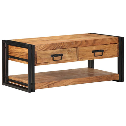 Salongbord Sofabord Tre heltre akasie 90x50x38 cm