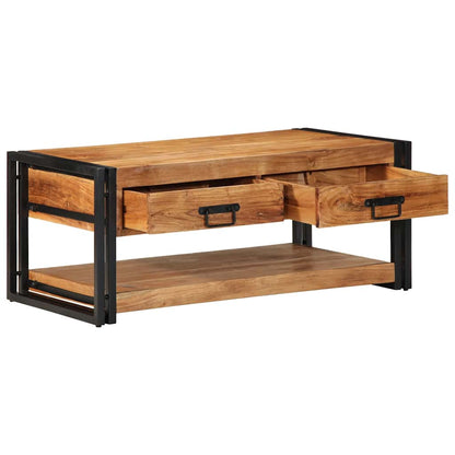 Salongbord Sofabord Tre heltre akasie 90x50x38 cm