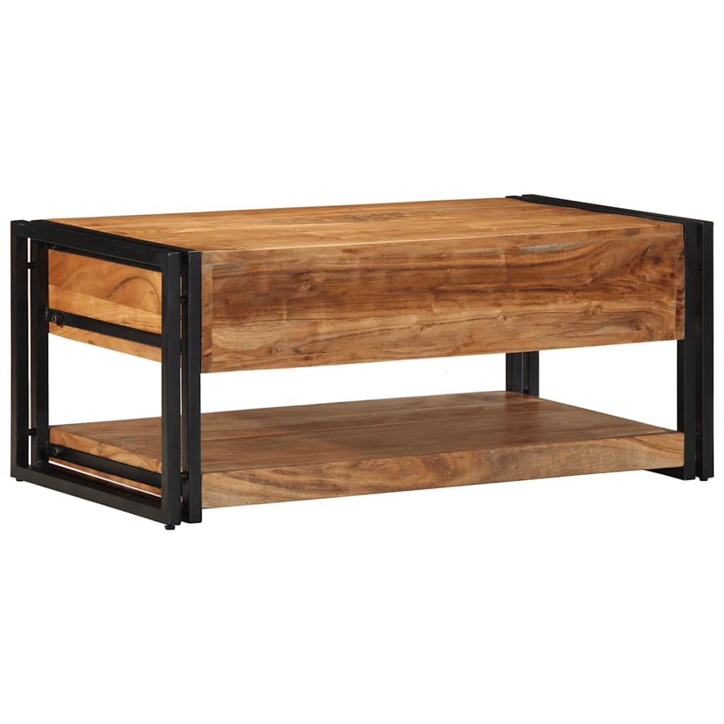 Salongbord Sofabord Tre heltre akasie 90x50x38 cm