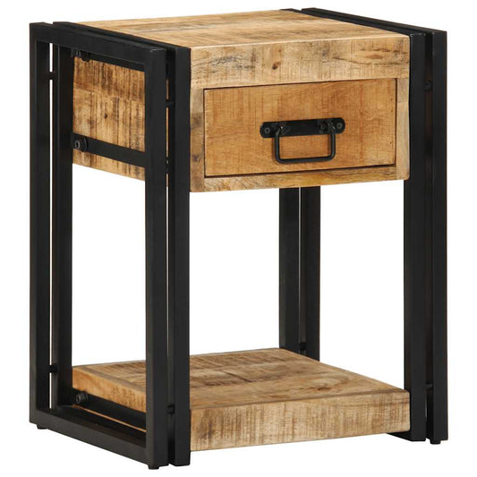 Nattbord Sengbord Tre 40x35x50 grov heltre mango