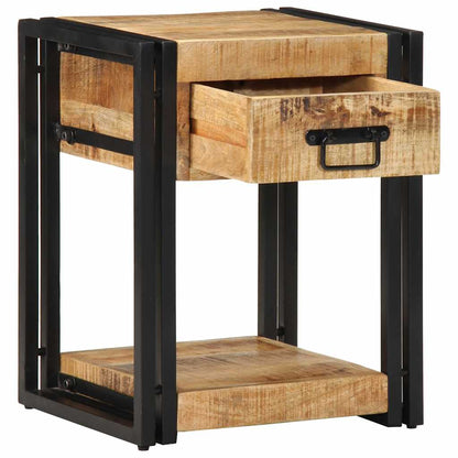 Nattbord Sengbord Tre 40x35x50 grov heltre mango