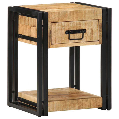Nattbord Sengbord Tre 40x35x50 grov heltre mango