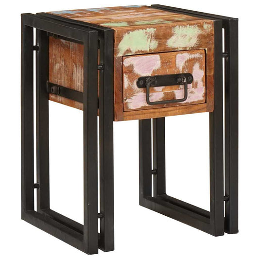 Sidebord Tre 30 x 30 x 40 cm Massiv Tre og metall