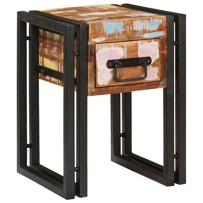 Sidebord Tre 30 x 30 x 40 cm Massiv Tre og metall