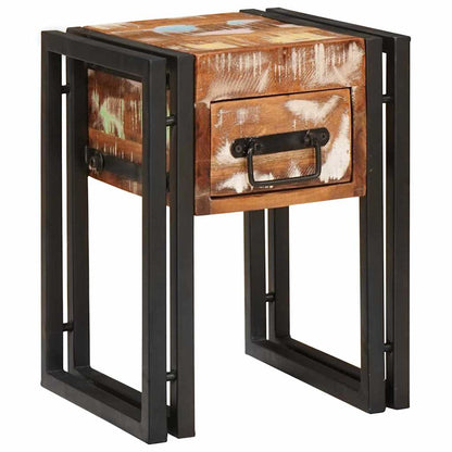 Sidebord Tre 30 x 30 x 40 cm Massiv Tre og metall