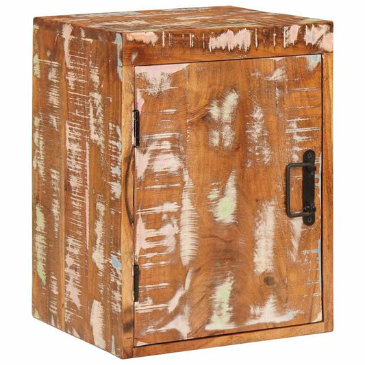 Nattbord Sengbord Brun 35 x 33 x 48 cm Massiv Rektivert Tre