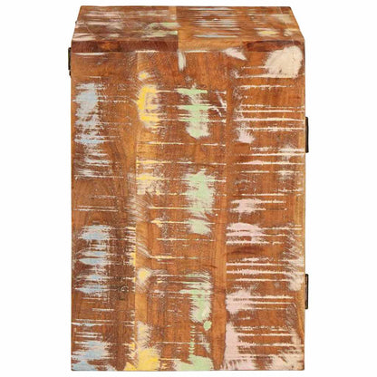 Nattbord Sengbord Brun 35 x 33 x 48 cm Massiv Rektivert Tre