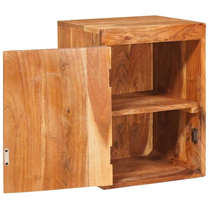 Nattbord Sengbord Brun 35 x 33 x 48 cm Solid akasietre