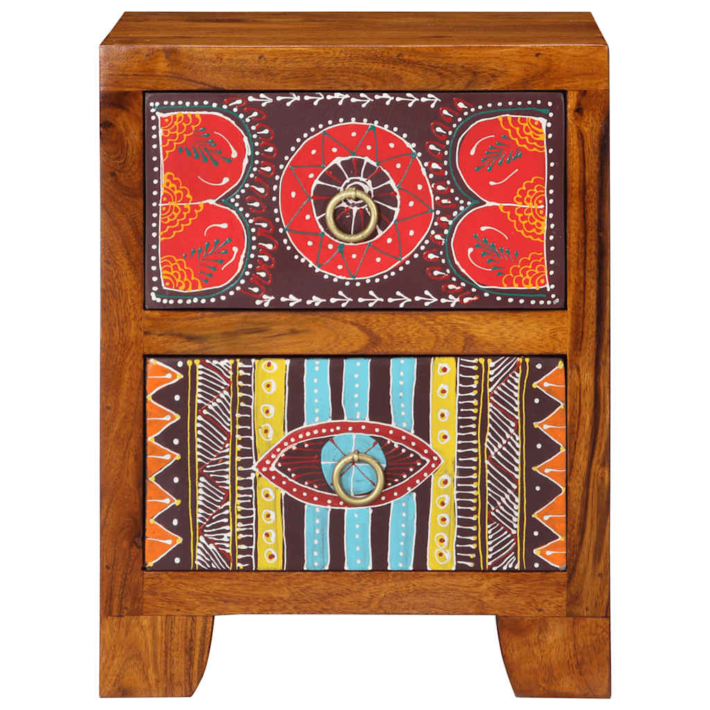Nattbord Sengbord Tre Heltre Akasietre 35x35x45 cm