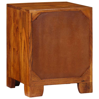 Nattbord Sengbord Tre Heltre Akasietre 35x35x45 cm