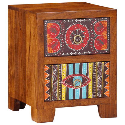 Nattbord Sengbord Tre Heltre Akasietre 35x35x45 cm