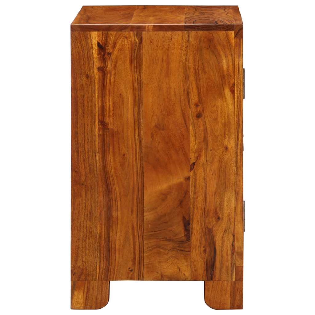 Skjenk Tre heltre akasie flerfarget 50x35x60 cm