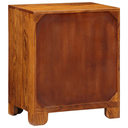 Skjenk Tre heltre akasie flerfarget 50x35x60 cm