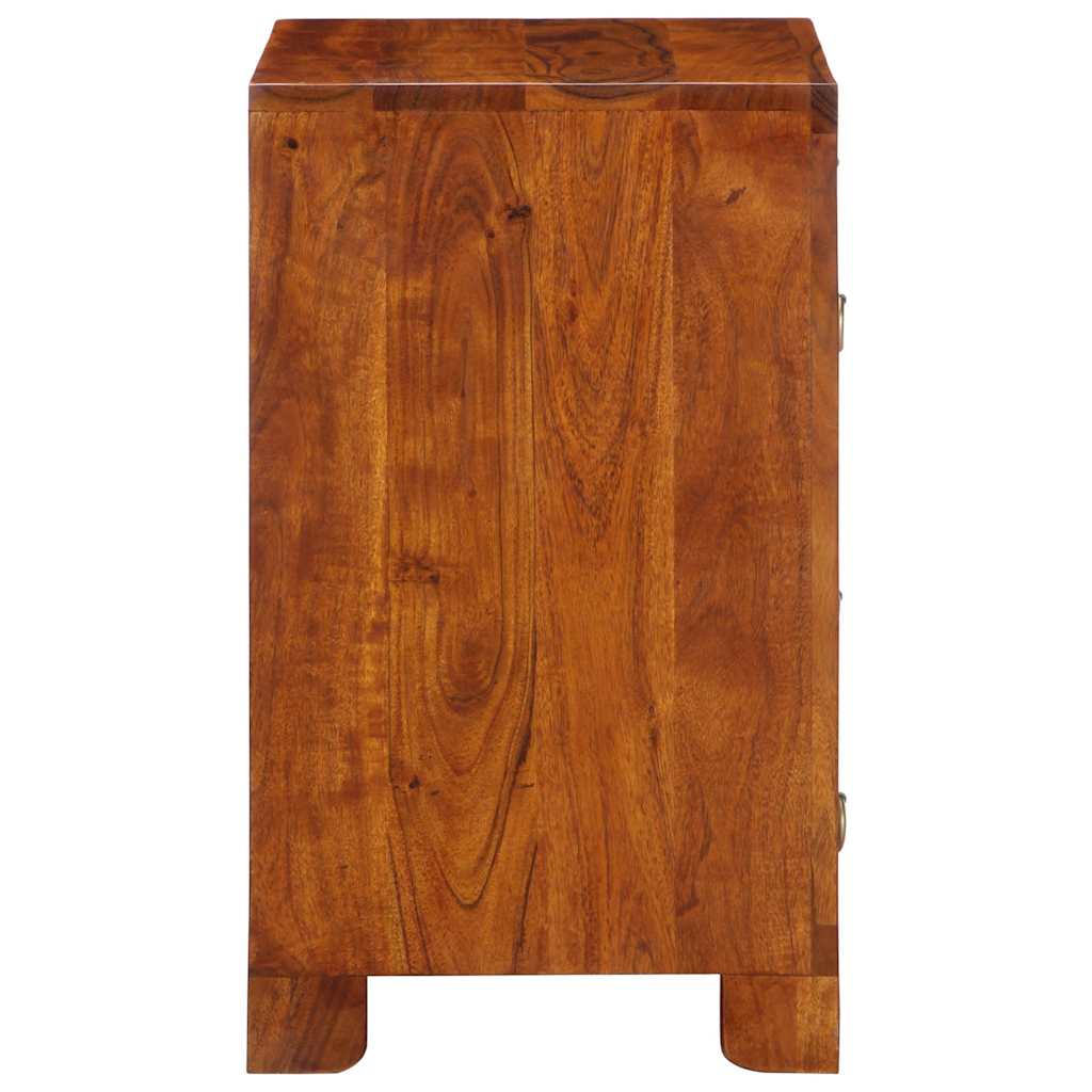 Skjenk Tre heltre akasie flerfarget 50x35x60 cm