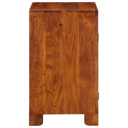 Skjenk Tre heltre akasie flerfarget 50x35x60 cm