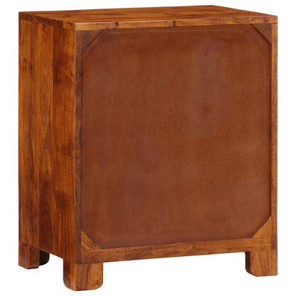 Skjenk Tre heltre akasie flerfarget 50x35x60 cm
