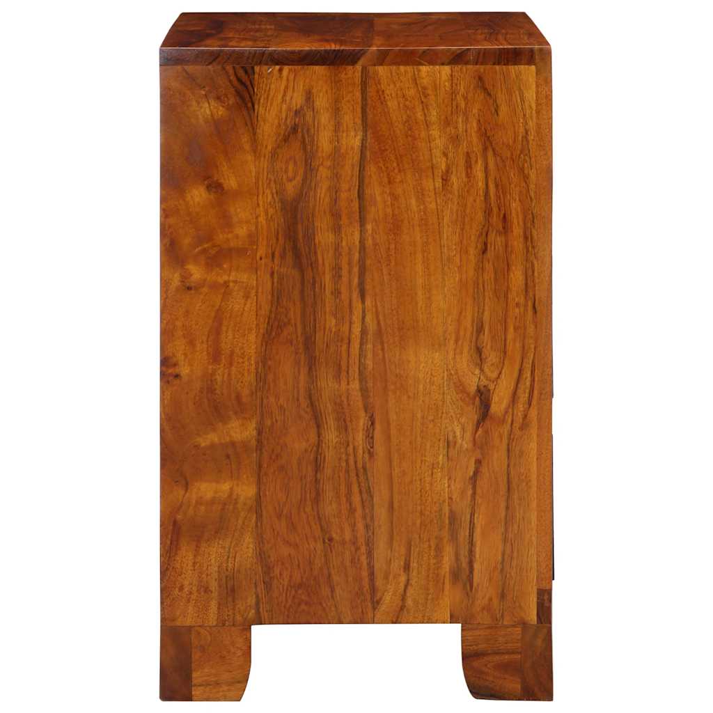 Skjenk Tre heltre akasie flerfarget 50x35x60 cm