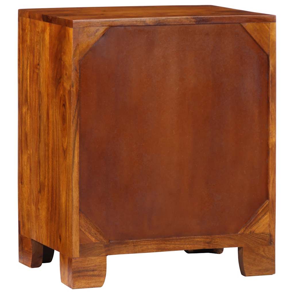 Skjenk Tre heltre akasie flerfarget 50x35x60 cm
