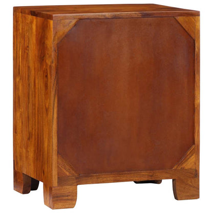 Skjenk Tre heltre akasie flerfarget 50x35x60 cm