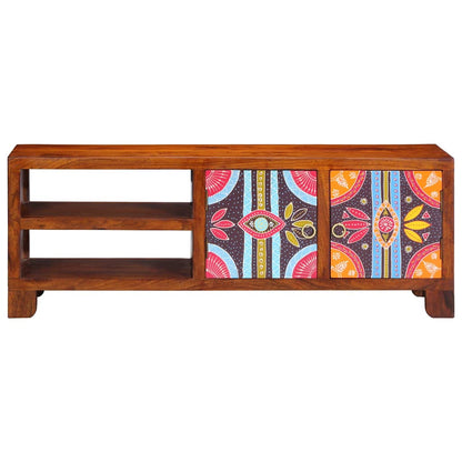 TV-Møbel Tre Tv-skap flerfarget 110x30x40 heltre akasie