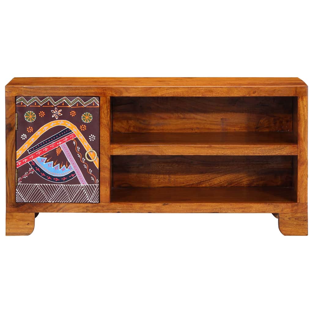 TV-Møbel Tre Tv-skap flerfarget 90x30x45 heltre akasie