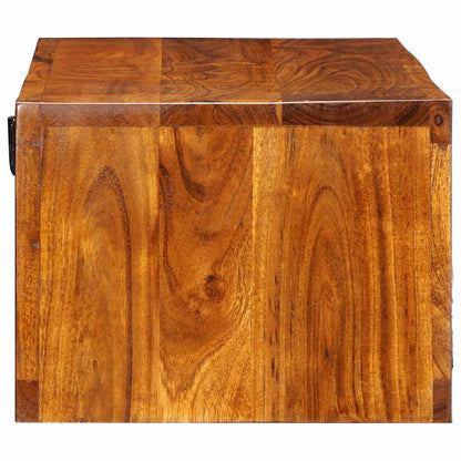 TV-Møbel Tre Veggmontert Tv-skap flerfarget 100x30x22 heltre akasie