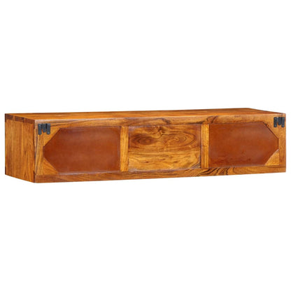 TV-Møbel Tre Veggmontert Tv-skap flerfarget 100x30x22 heltre akasie