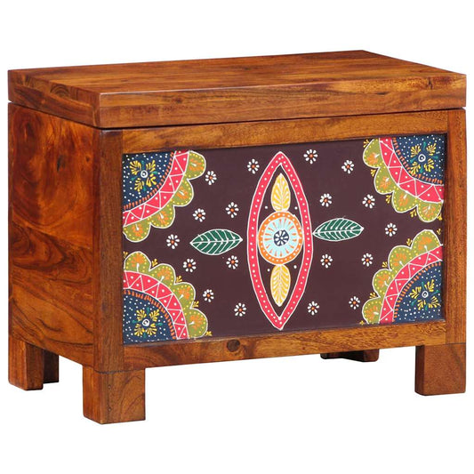 Oppbevaringskiste Flerfarget 50 x 30 x 40 cm heltre akasie