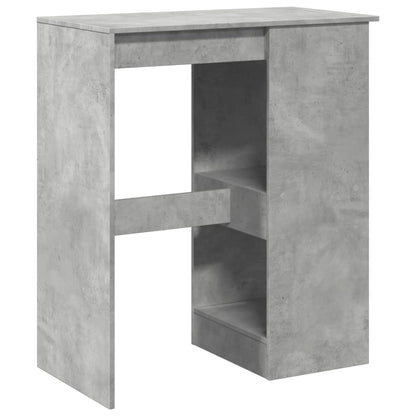 Barbord med stativer betonggrå 90x47,5x103,5 cm konstruert tre