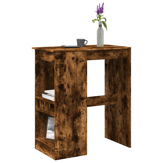 Barbord med stativer røkt eik 90x47,5x103,5 cm konstruert tre