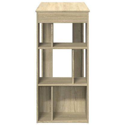 Barbord med stativer sonoma eik 102x50x103,5 cm konstruert tre