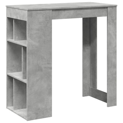 Barbord med stativer betonggrå 102x50x103,5 cm konstruert tre