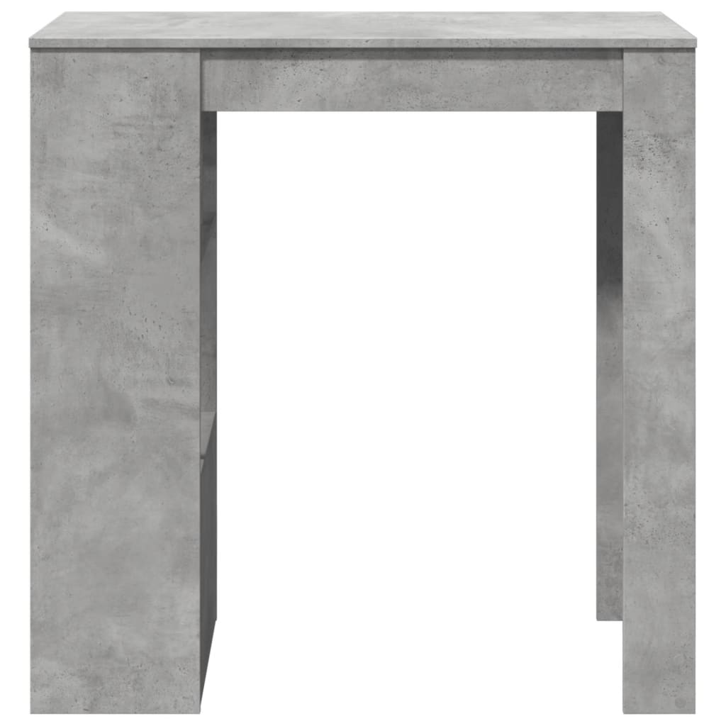 Barbord med stativer betonggrå 102x50x103,5 cm konstruert tre