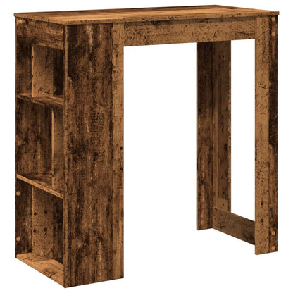 Barbord med stativer gammelt tre 102x50x103,5 cm konstruert tre