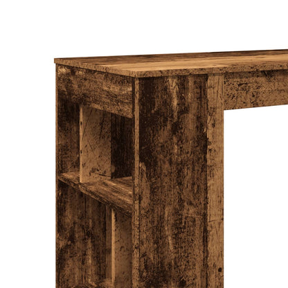 Barbord med stativer gammelt tre 102x50x103,5 cm konstruert tre