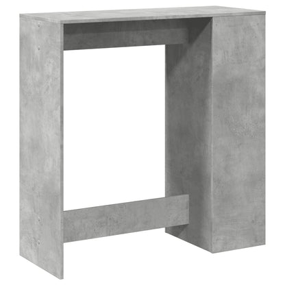 Barbord med stativer betonggrå 101x40x103,5 cm konstruert tre