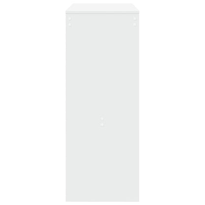 Barbord med stativer hvit 90x40x103,5 cm konstruert tre