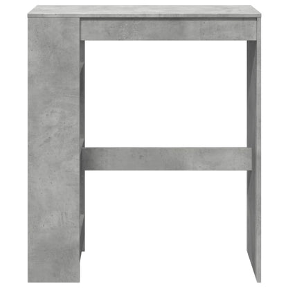 Barbord med stativer betonggrå 90x40x103,5 cm konstruert tre