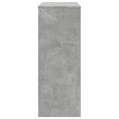 Barbord med stativer betonggrå 90x40x103,5 cm konstruert tre