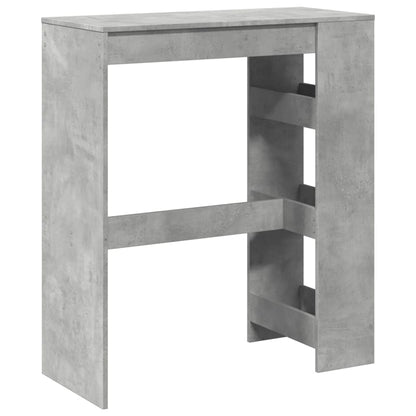 Barbord med stativer betonggrå 90x40x103,5 cm konstruert tre