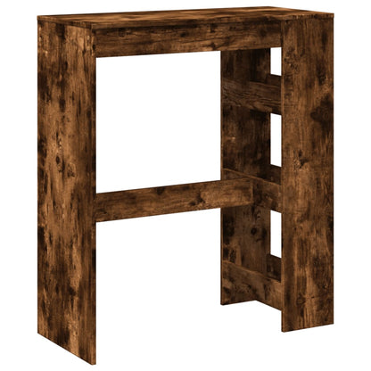 Barbord med stativer røkt eik 90x40x103,5 cm konstruert tre