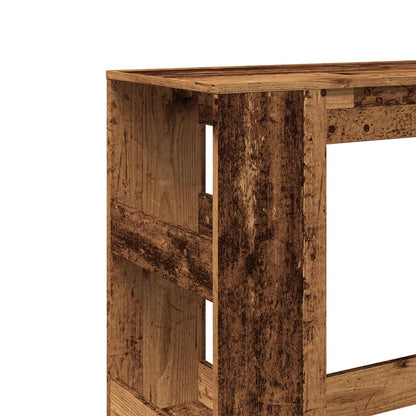 Barbord med stativer gammelt tre 90x40x103,5 cm konstruert tre
