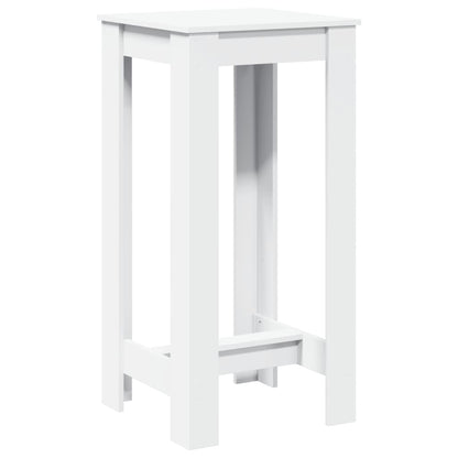 Barbord hvit 51x50x103,5 cm konstruert tre