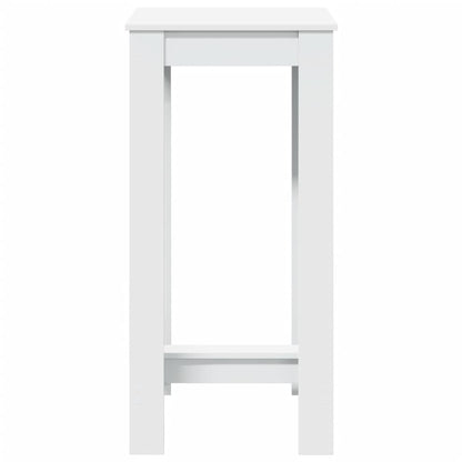 Barbord hvit 51x50x103,5 cm konstruert tre