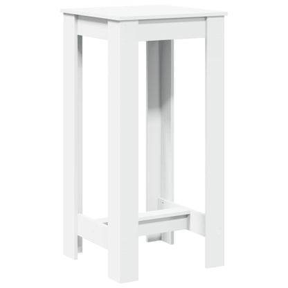 Barbord hvit 51x50x103,5 cm konstruert tre
