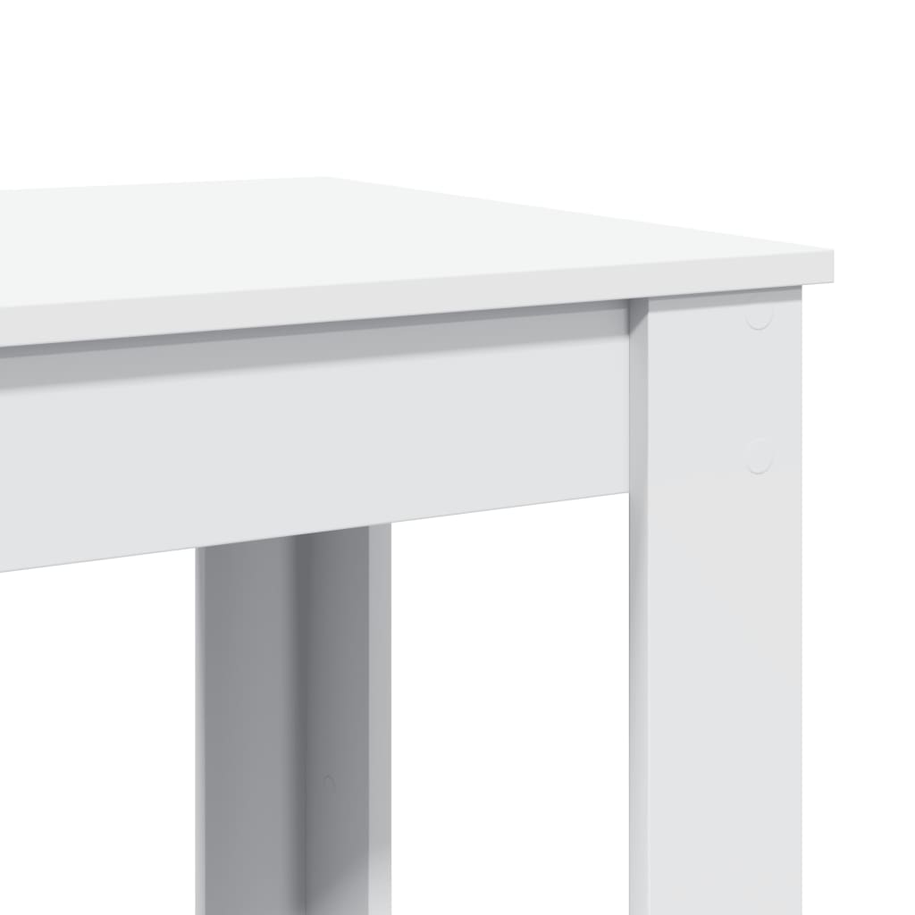 Barbord hvit 51x50x103,5 cm konstruert tre